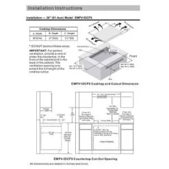 2 Piece Kitchen Appliances Packages Including 30" Induction Cooktop And 36" Wall Mount Range Hood - 30" -Appliance Shop 1da8efa2 64f8 4a46 8a02 3462e8252304