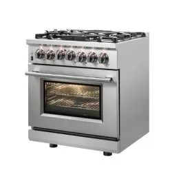 Forno 30 Inch Cossato Stainless Duel Fuel Electric Gas Range -Appliance Shop 1dd7db7c ee90 4c72 82c7 37f8bd9ab556
