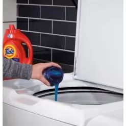 GE - 4.2 Cu. Ft. Top Load Washer With Precise Fill & Deep Rinse - White On White -Appliance Shop 1e051379 fdd1 5a6f 8e80 57226245bbab