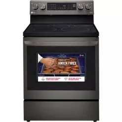 LG 6.3-Cu. Ft. Electric Smart Range With EasyClean And AirFry Black Stainless Steel -Appliance Shop 209d1160 7bd4 4a15 b49a 497dadb47e19