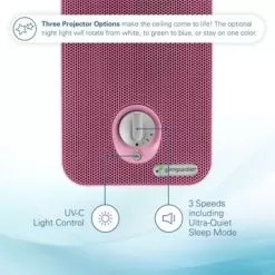 GermGuardian AC4150PCA Pink HEPA Air Purifier And Projector - Pink 18 GermGuardian AC4150PCA Pink HEPA Air Purifier And Projector - Pink -Appliance Shop 217ef019 c361 4bf3 82aa c6ca5092a11b