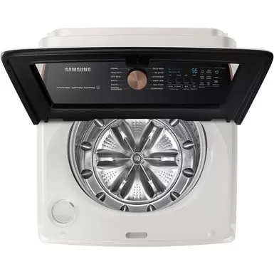 Samsung 5.5-Cu. Ft. Extra-Large Capacity Smart Top Load Washer With Super Speed Wash, Ivory 10 Samsung 5.5-Cu. Ft. Extra-Large Capacity Smart Top Load Washer With Super Speed Wash, Ivory - Image 8