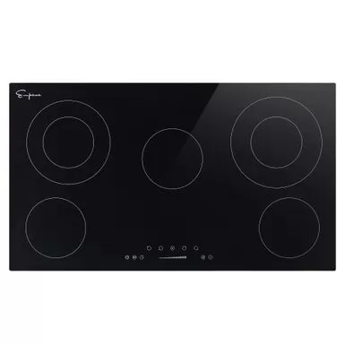 2 Piece Kitchen Appliances Packages Including 36" Radiant Electric Cooktop And 36" Island Range Hood - 36" 4 2 Piece Kitchen Appliances Packages Including 36" Radiant Electric Cooktop And 36" Island Range Hood - 36" - Image 2