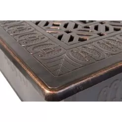 Fire Sense - Dynasty Rectangular Aluminum LPG Fire Pit - Antique Bronze -Appliance Shop 22366120 d63d 5dd1 aca7 e36d1309e90b