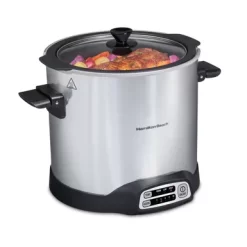 Hamilton Beach - 10qt Sear & Cook Stockpot Slow Cooker Silver -Appliance Shop 22ade4c8 92a3 4d8f 8250 03e4dbca4242