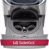 LG 1.0-cubic Foot SideKick Pedestal Washer, LG TWIN Wash Compatible In Graphite Steel - WD200CV