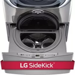 LG 1.0-cubic Foot SideKick Pedestal Washer, LG TWIN Wash Compatible In Graphite Steel - WD200CV