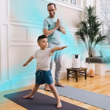 Shark - Clean Sense Air Purifier 500, Clean Sense IQ, NanoSeal True HEPA, 500 Sq. Ft., Filters 99.9% Of Allergens, Pro Odor Lock - White 7 Shark - Clean Sense Air Purifier 500, Clean Sense IQ, NanoSeal True HEPA, 500 Sq. Ft., Filters 99.9% Of Allergens, Pro Odor Lock - White - Image 5