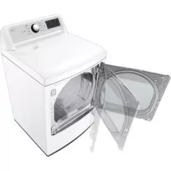 LG - 7.3 Cu. Ft. Smart Electric Dryer With EasyLoad Door - White 27 LG - 7.3 Cu. Ft. Smart Electric Dryer With EasyLoad Door - White -Appliance Shop 236215bb 0a71 52f3 9377 7289fd4538e4
