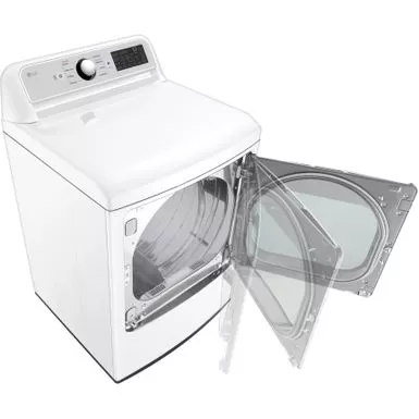 LG - 7.3 Cu. Ft. Smart Electric Dryer With EasyLoad Door - White 13 LG - 7.3 Cu. Ft. Smart Electric Dryer With EasyLoad Door - White - Image 11