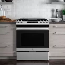 GE - 5.3 Cu. Ft. Slide-In Gas Range - Stainless Steel 13 GE - 5.3 Cu. Ft. Slide-In Gas Range - Stainless Steel -Appliance Shop 23629864 c446 51cc bfda 231bed02f30d
