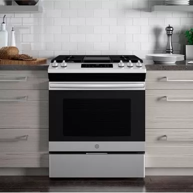 GE - 5.3 Cu. Ft. Slide-In Gas Range - Stainless Steel 7 GE - 5.3 Cu. Ft. Slide-In Gas Range - Stainless Steel - Image 5