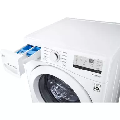 LG - 4.5 Cu. Ft. High Efficiency Stackable Front-Load Washer With 6Motion Technology - White 19 LG - 4.5 Cu. Ft. High Efficiency Stackable Front-Load Washer With 6Motion Technology - White - Image 17