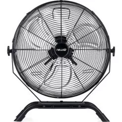 NewAir - 4650 CFM 20" Outdoor High Velocity Floor Or Wall Mounted Fan With 3 Fan Speeds And Adjustable Tilt Head - Black