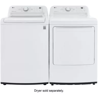 LG - 4.5 Cu. Ft. Smart Top Load Washer With Vibration Reduction And TurboDrum Technology - White 9 LG - 4.5 Cu. Ft. Smart Top Load Washer With Vibration Reduction And TurboDrum Technology - White - Image 7