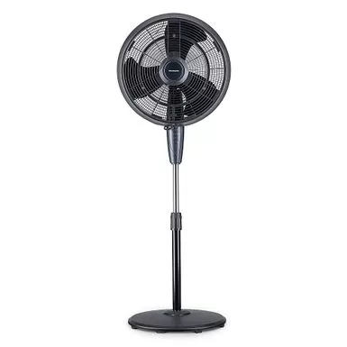NewAir - Outdoor Misting Fan And Pedestal Fan, Cools 500 Sq. Ft. With 3 Fan Speeds And Wide-Angle Oscillation - Black 9 NewAir - Outdoor Misting Fan And Pedestal Fan, Cools 500 Sq. Ft. With 3 Fan Speeds And Wide-Angle Oscillation - Black - Image 7