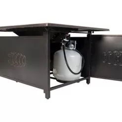 Fire Sense - Dynasty Rectangular Aluminum LPG Fire Pit - Antique Bronze -Appliance Shop 24cc8e13 5698 5fa9 9c36 57b90c8ad7e2