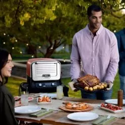 Ninja - Woodfire 8-in-1 Outdoor Oven, 700°F High Heat Roaster, Pizza Oven, BBQ Smoker With Woodfire Technology - Terracotta Red 13 Ninja - Woodfire 8-in-1 Outdoor Oven, 700°F High Heat Roaster, Pizza Oven, BBQ Smoker With Woodfire Technology - Terracotta Red -Appliance Shop 24ef08bb aacc 511d b77e 58772a67cd09