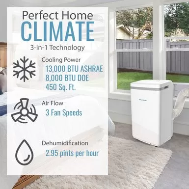 13000 BTU Portable Air Conditioner 4 13000 BTU Portable Air Conditioner - Image 2