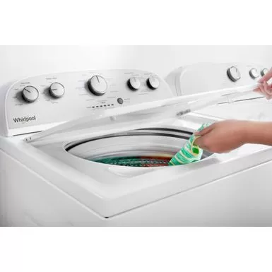Whirlpool - 3.8 Cu. Ft. High Efficiency Top Load Washer With 360 Wash Agitator - White 7 Whirlpool - 3.8 Cu. Ft. High Efficiency Top Load Washer With 360 Wash Agitator - White - Image 5
