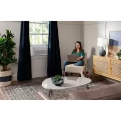 GE - 550 Sq. Ft. 12,000 BTU Smart Window Air Conditioner With WiFi And Remote - White 23 GE - 550 Sq. Ft. 12,000 BTU Smart Window Air Conditioner With WiFi And Remote - White -Appliance Shop 26a1550a dc48 5709 a92e d65baffc90c4