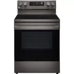 LG 6.3-Cu. Ft. Electric Smart Range With EasyClean And AirFry Black Stainless Steel