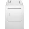 Amana - 6.5 Cu. Ft. Gas Dryer With Automatic Dryness Control - White