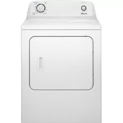 Amana - 6.5 Cu. Ft. Gas Dryer With Automatic Dryness Control - White