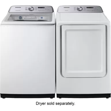 Samsung - 5.0 Cu. Ft. High Efficiency Top Load Washer With Active WaterJet - White 9 Samsung - 5.0 Cu. Ft. High Efficiency Top Load Washer With Active WaterJet - White - Image 7