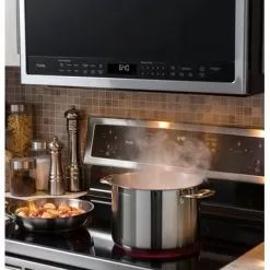 GE - 1.7 Cu. Ft. Over-the-Range Microwave - Stainless Steel -Appliance Shop 27c1a3b2 97a0 5553 8cce ff04d980c5fb