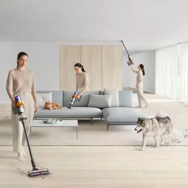 Dyson - V15 Detect Extra Cordless Vacuum - Yellow/Nickel 6 Dyson - V15 Detect Extra Cordless Vacuum - Yellow/Nickel - Image 4
