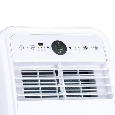 NewAir - 200 Sq. Ft. Portable Air Conditioner, 7,500 BTUs (4,000 BTU, DOE), Easy Setup Window Venting Kit And Remote Control - White 8 NewAir - 200 Sq. Ft. Portable Air Conditioner, 7,500 BTUs (4,000 BTU, DOE), Easy Setup Window Venting Kit And Remote Control - White - Image 6