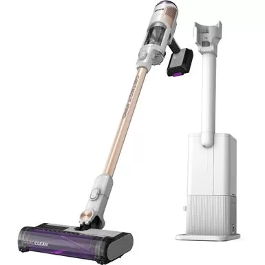 Shark - Detect Pro Auto-Empty System, Cordless Vacuum With QuadClean Multi-Surface Brushroll, HEPA Filter & 60-Minute Runtime - White/Beats Brass 4 Shark - Detect Pro Auto-Empty System, Cordless Vacuum With QuadClean Multi-Surface Brushroll, HEPA Filter & 60-Minute Runtime - White/Beats Brass - Image 2