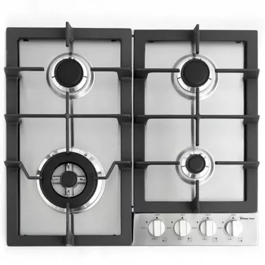 Magic Chef 24'" Built-In Gas Cooktop In Stainless Steel 4 Magic Chef 24'" Built-In Gas Cooktop In Stainless Steel - Image 2