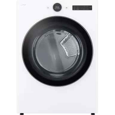 LG - 7.4 Cu. Ft. Smart Electric Dryer With Steam And Sensor Dry - White 3 LG - 7.4 Cu. Ft. Smart Electric Dryer With Steam And Sensor Dry - White
