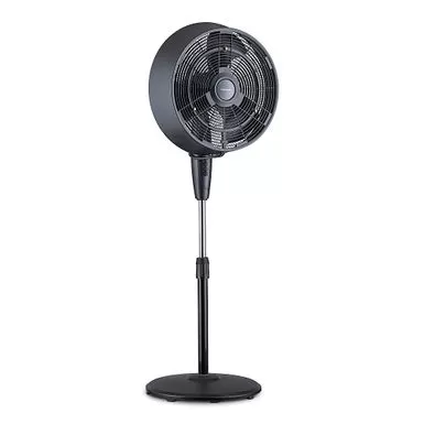 NewAir - Outdoor Misting Fan And Pedestal Fan, Cools 500 Sq. Ft. With 3 Fan Speeds And Wide-Angle Oscillation - Black 10 NewAir - Outdoor Misting Fan And Pedestal Fan, Cools 500 Sq. Ft. With 3 Fan Speeds And Wide-Angle Oscillation - Black - Image 8