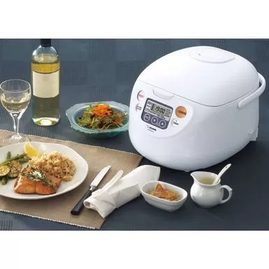 Zojirushi NS-WAC10WD White Fuzzy Logic 5.5-Cup Rice Cooker And Warmer - Zojirushi Fuzzy Logic 5.5-Cup Rice Cooker/Warmer 8 Zojirushi NS-WAC10WD White Fuzzy Logic 5.5-Cup Rice Cooker And Warmer - Zojirushi Fuzzy Logic 5.5-Cup Rice Cooker/Warmer - Image 6