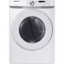 Samsung - 7.5 Cu. Ft. Stackable Electric Dryer With Sensor Dry - White -Appliance Shop 2cbabe84 b50a 473c 8720 23c8305f894b