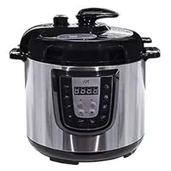 SPT EPC-14DA: 6-Quart Digital Stainless Steel Electric Pressure Cooker, BLACK
