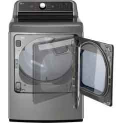 LG - 7.3 Cu. Ft. Smart Electric Dryer With EasyLoad Door - Graphite Steel 20 LG - 7.3 Cu. Ft. Smart Electric Dryer With EasyLoad Door - Graphite Steel -Appliance Shop 2dc1d545 042a 574d abe4 3cc171e27a30