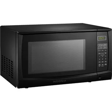Insignia™ - 0.7 Cu. Ft. Compact Microwave - Black 4 Insignia™ - 0.7 Cu. Ft. Compact Microwave - Black - Image 2