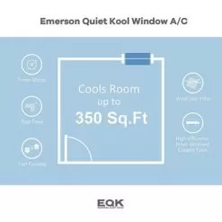 Emerson Quiet Kool - 350 Sq. Ft. Window Air Conditioner - White 32 Emerson Quiet Kool - 350 Sq. Ft. Window Air Conditioner - White -Appliance Shop 2e8d726f b9f8 59db 842a bf25298d7359