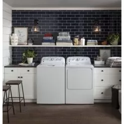 GE - 4.5 Cu Ft Top Load Washer With Precise Fill, Deep Fill, Deep Clean And Deep Rinse - White On White -Appliance Shop 2fdf478b 24f8 53dc 9ca0 dcd849e3e194