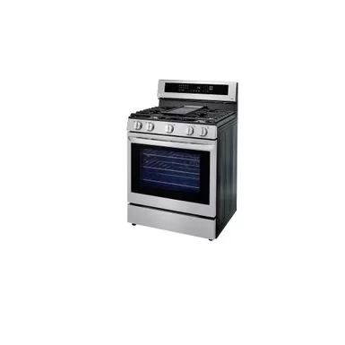 LG 5.8 Cu.ft. Gas Single Oven Range With True Convection And InstaView, Wi-Fi Enabled - Silver 5 LG 5.8 Cu.ft. Gas Single Oven Range With True Convection And InstaView, Wi-Fi Enabled - Silver - Image 3
