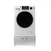 Equator 18 Lbs. Combination Washer Dryer - Sanitize, Allergen, Winterize, Vented/Ventless Dry + Laundry Pedestal With Drawer - White