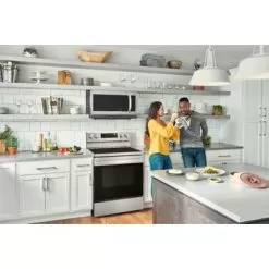 LG - 6.3 Cu. Ft. Smart Freestanding Electric Convection Range With Easy Clean, Air Fry And WideView Window - Stainless Steel -Appliance Shop 30069578 b4c0 55fd 87e9 ea8c56e0042a