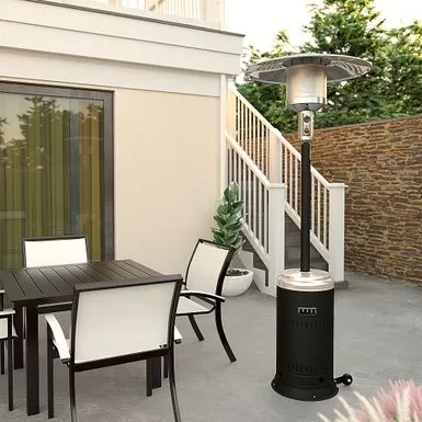 Fire Sense - Performance Patio Heater - Onyx/Stainless Steel 4 Fire Sense - Performance Patio Heater - Onyx/Stainless Steel - Image 2