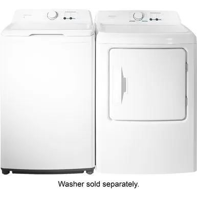 Insignia™ - 6.7 Cu. Ft. 12-Cycle Electric Dryer - White 7 Insignia™ - 6.7 Cu. Ft. 12-Cycle Electric Dryer - White - Image 5
