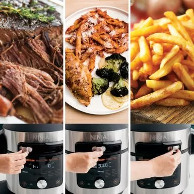 Ninja - Foodi 14-in-1 8qt. XL Pressure Cooker & Steam Fryer With SmartLid - Stainless/Black 13 Ninja - Foodi 14-in-1 8qt. XL Pressure Cooker & Steam Fryer With SmartLid - Stainless/Black - Image 11