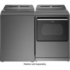 Whirlpool - 7.4 Cu. Ft. Smart Electric Dryer With Steam And Advanced Moisture Sensing - Chrome Shadow -Appliance Shop 31c3efa3 5614 52bf ab1a 859f38016266